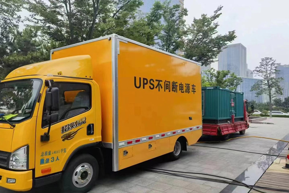 将乐发电机租赁施工现场